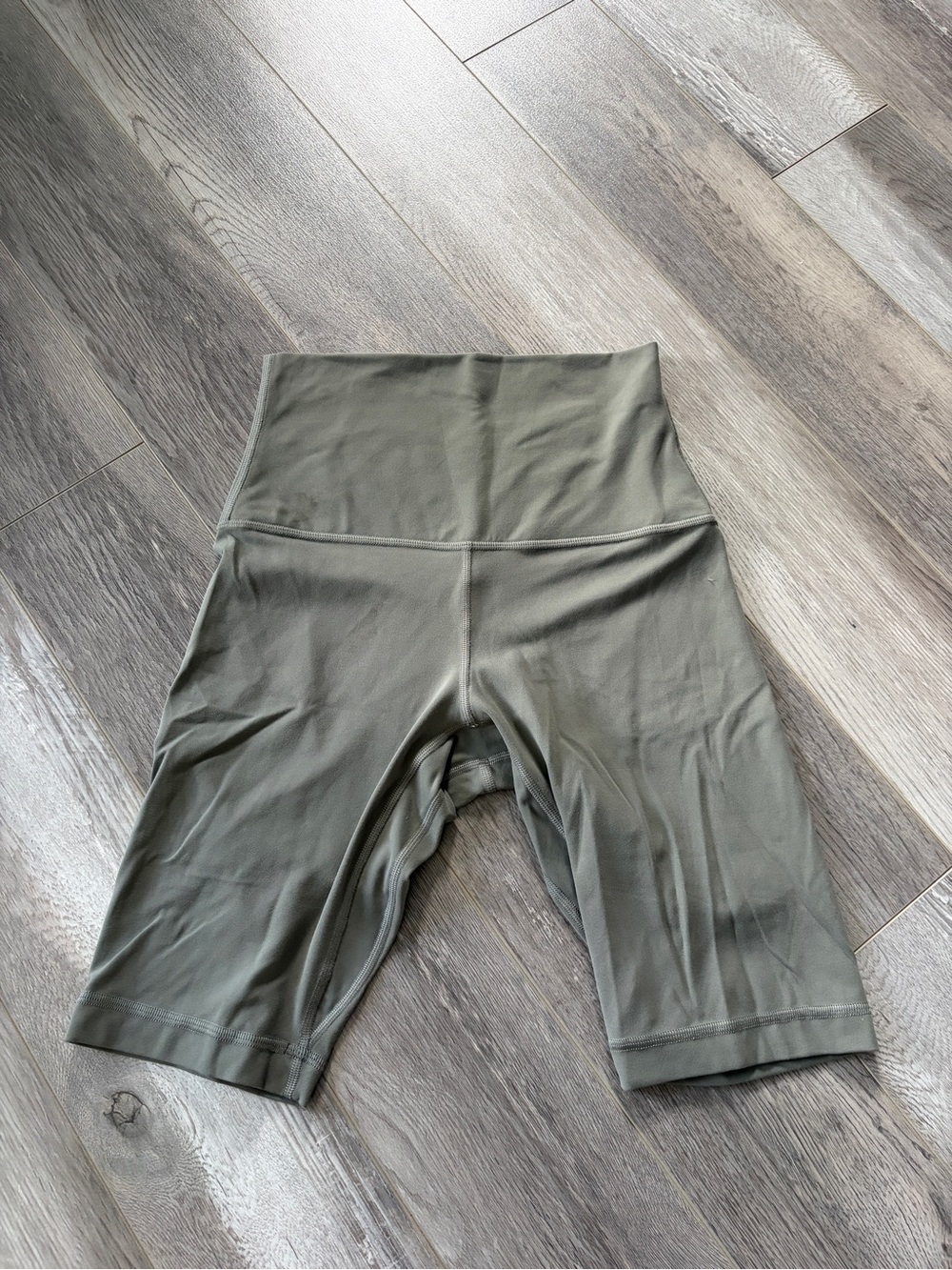 lululemon athletica High-Rise Bike Shorts in Olive